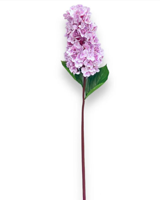 32.5" Real Touch Cone Hydrangea Stem – Artificial Lavender Flower Spray