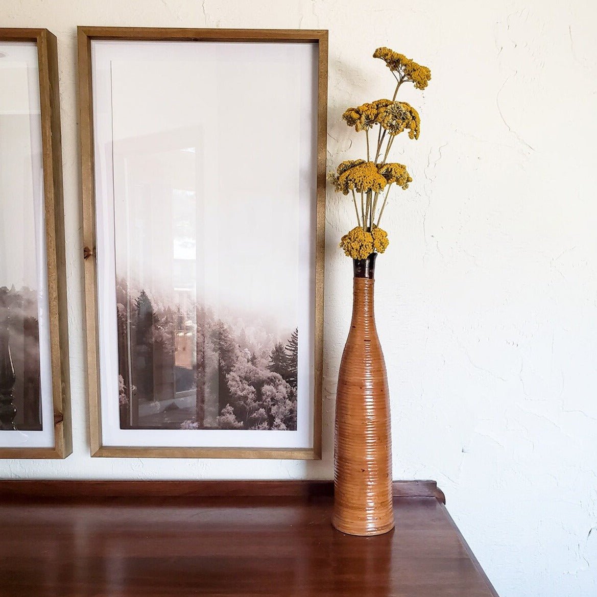 Air dried Yellow Yarrow - Mossy Moss by Olia