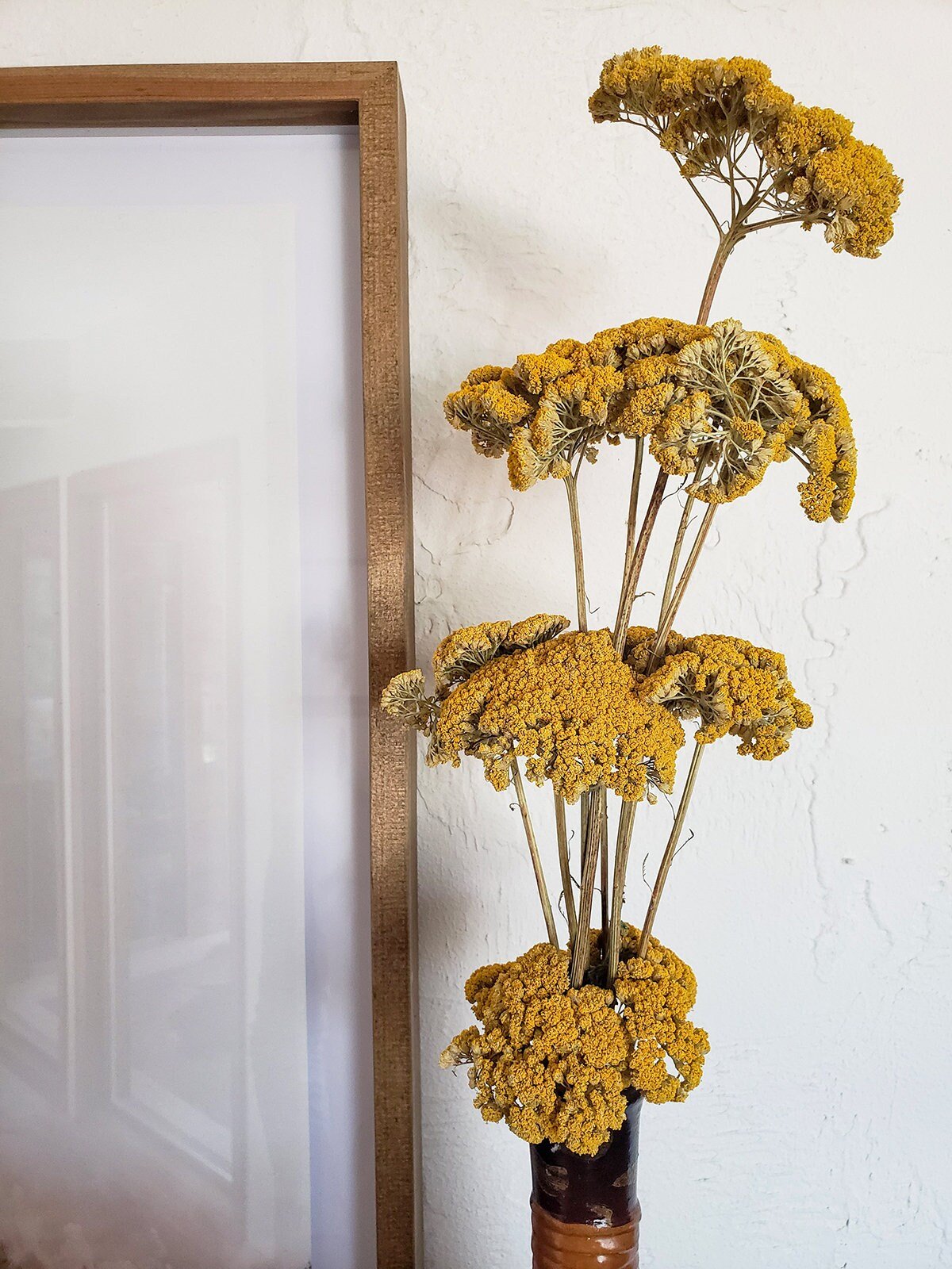 Air dried Yellow Yarrow - Mossy Moss by Olia