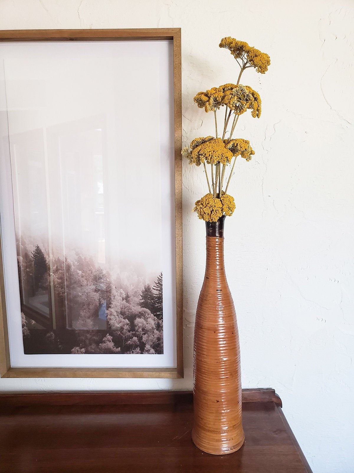 Air dried Yellow Yarrow - Mossy Moss by Olia