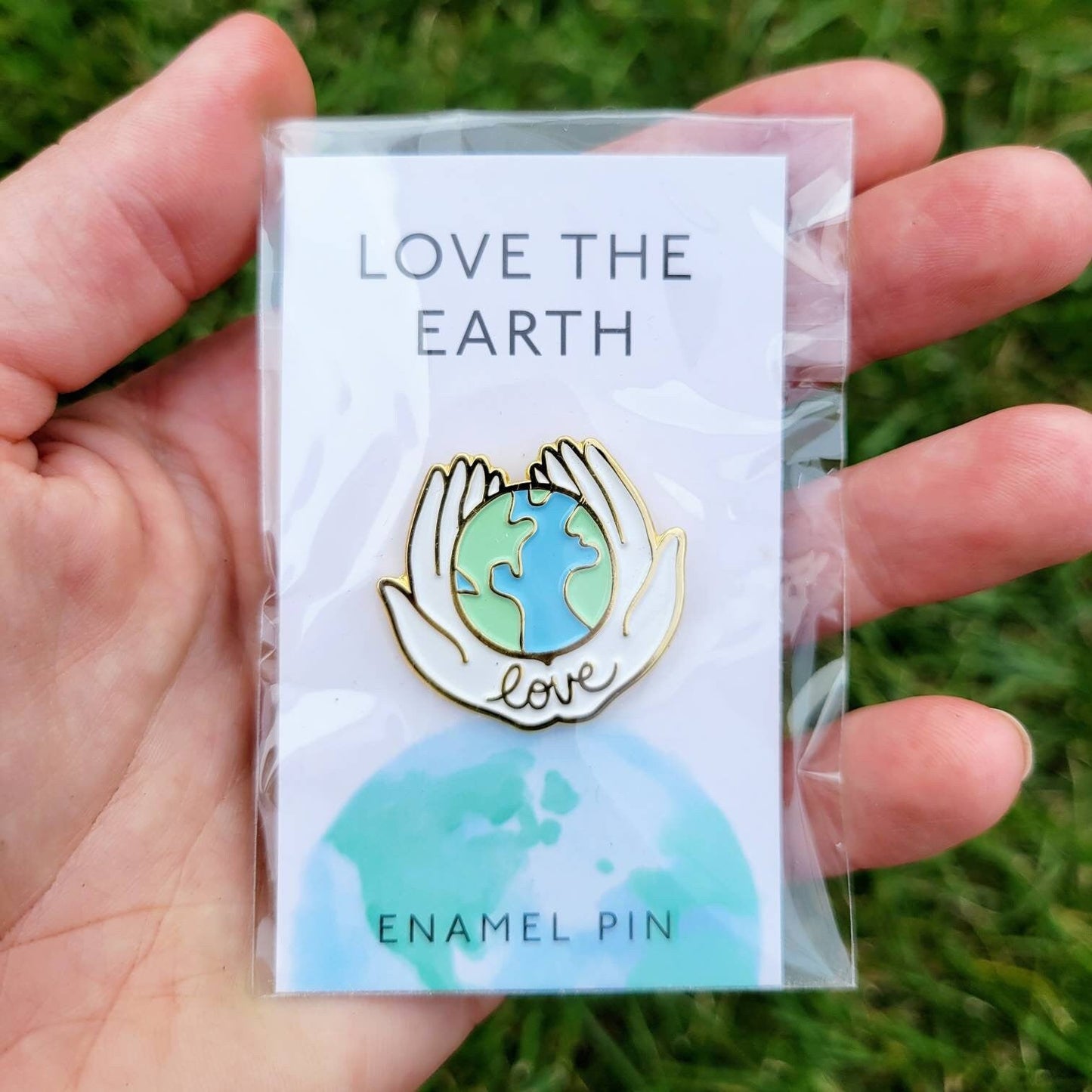 Enamel Plant Pin Collection - Mossy Moss by Olia