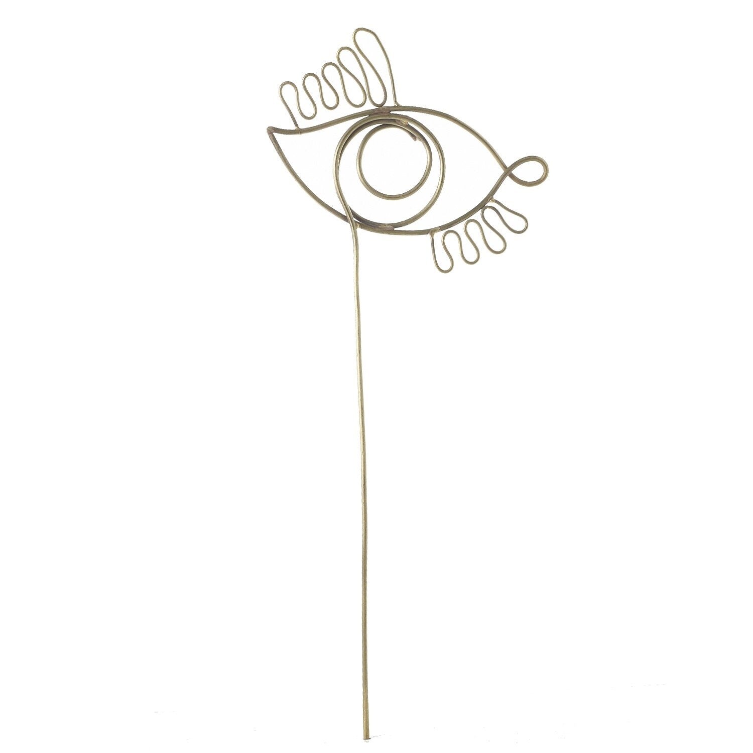 Gold Metal Boho Plant Stick Trellis - Mossy Moss by Olia