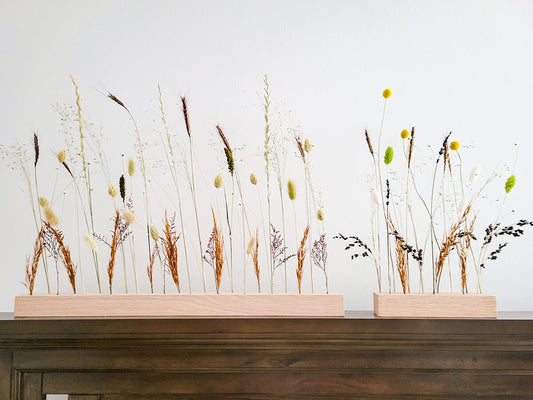 Dried Flower Stand or Wall Hanging
