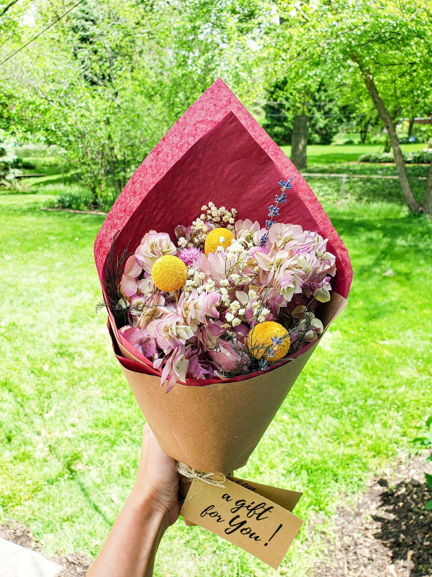 Kent Beauty Oregano Summer Wedding Bouquet - Mossy Moss by Olia