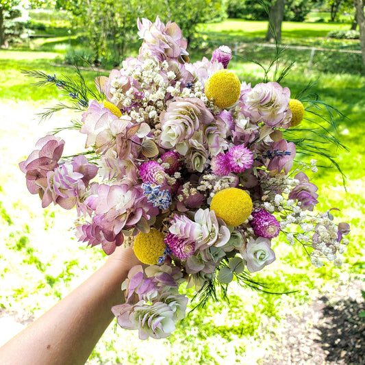 Kent Beauty Oregano Summer Wedding Bouquet - Mossy Moss by Olia