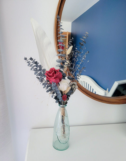 Mini Preserved Rose Bouquet - Mossy Moss by Olia