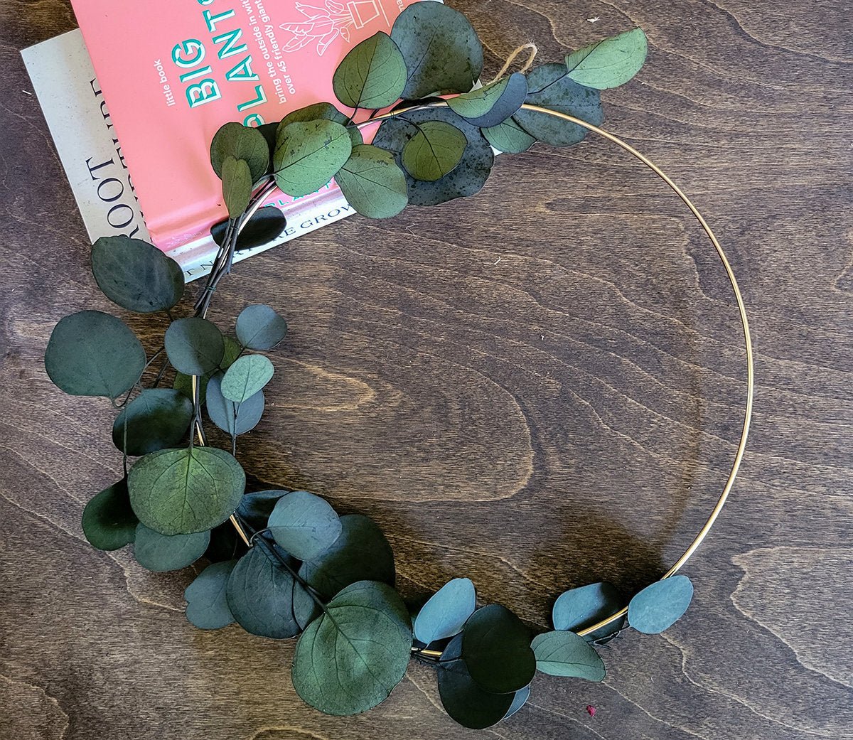 Preserved Eucalyptus Hoop - Mossy Moss by Olia