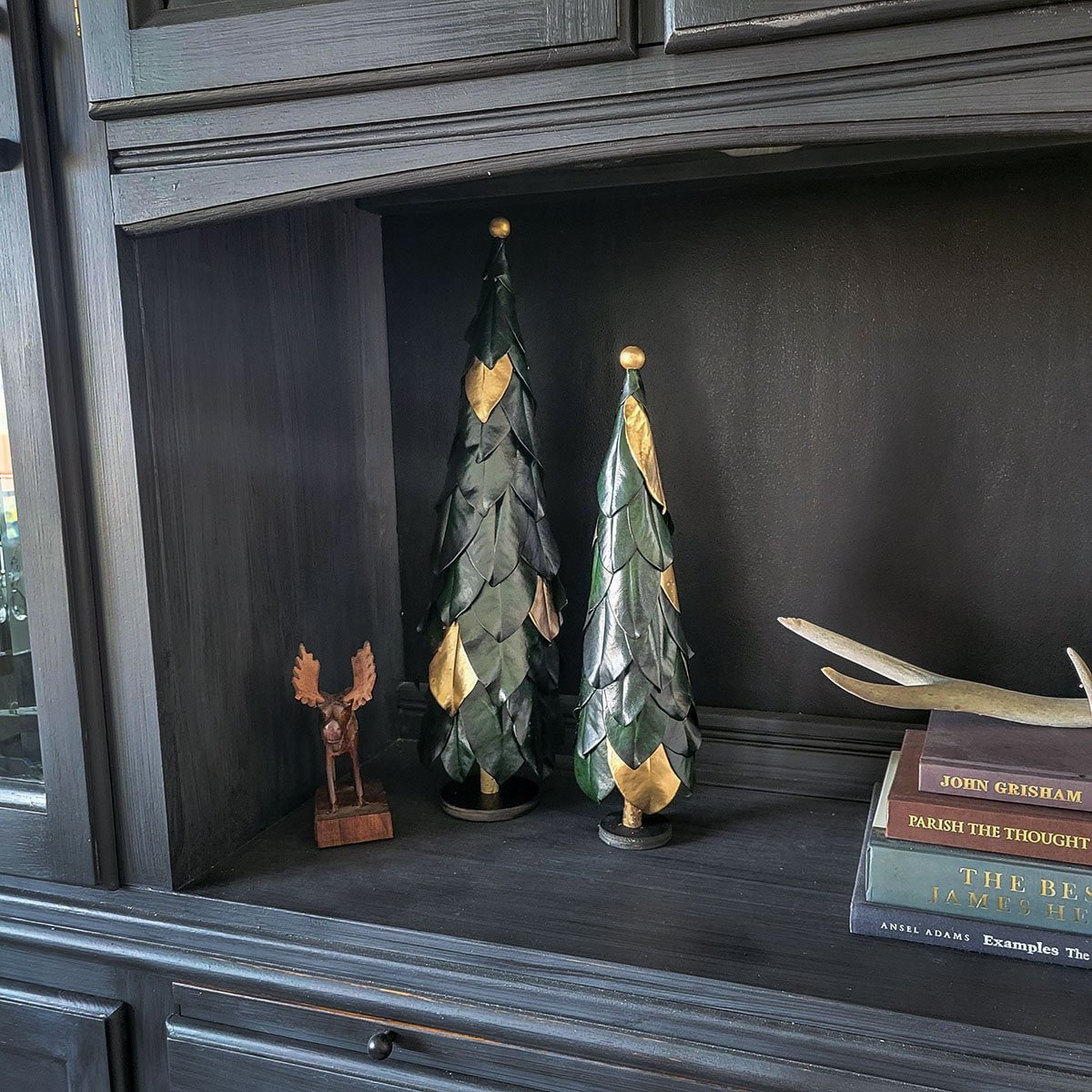 Preserved Real Magnolia Leaves Christmas Tree - Mossy Moss by Olia