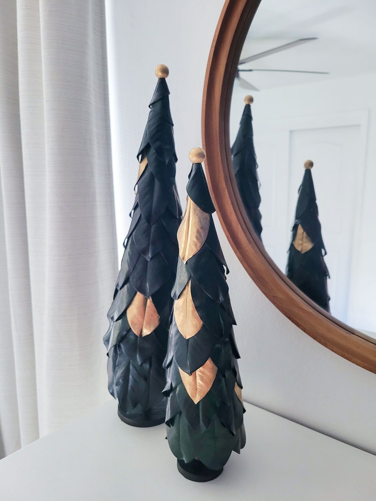 Preserved Real Magnolia Leaves Christmas Tree - Mossy Moss by Olia