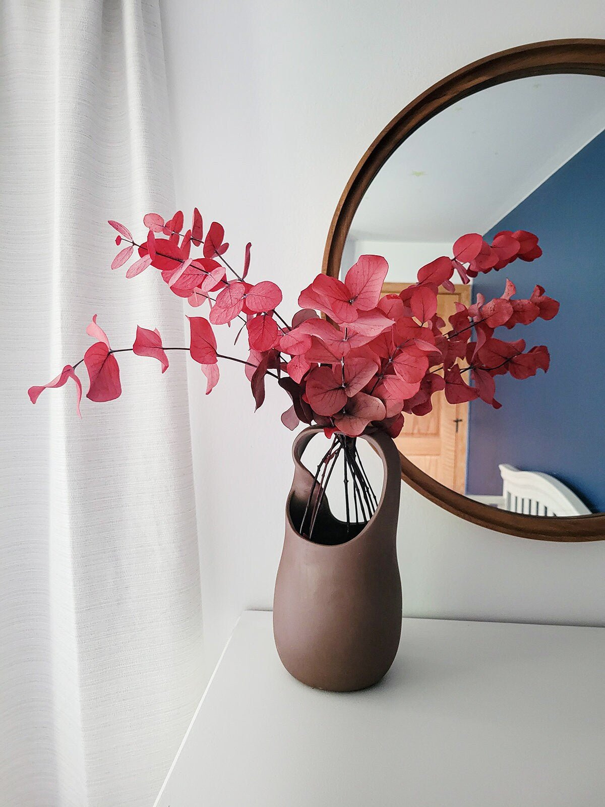 Preserved Red Spiral Eucalyptus - Mossy Moss by Olia