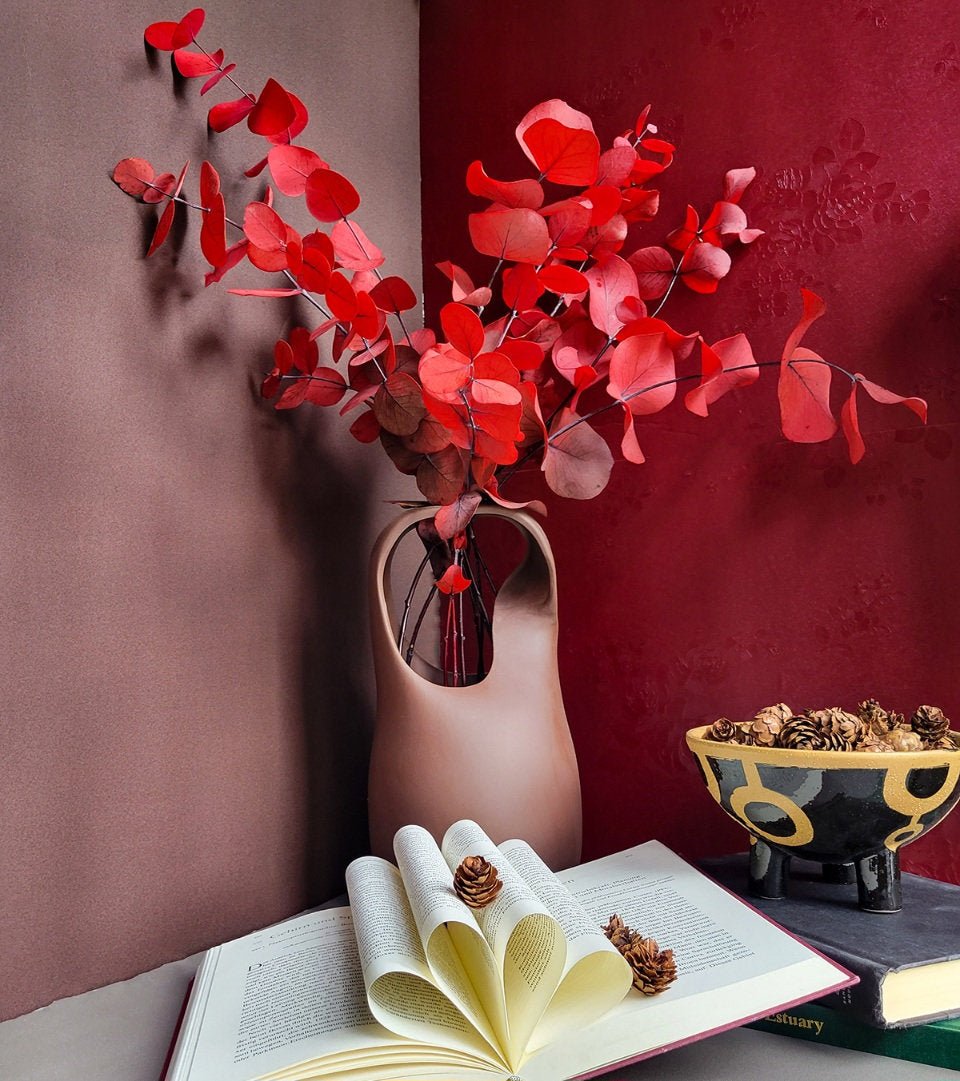 Preserved Red Spiral Eucalyptus - Mossy Moss by Olia