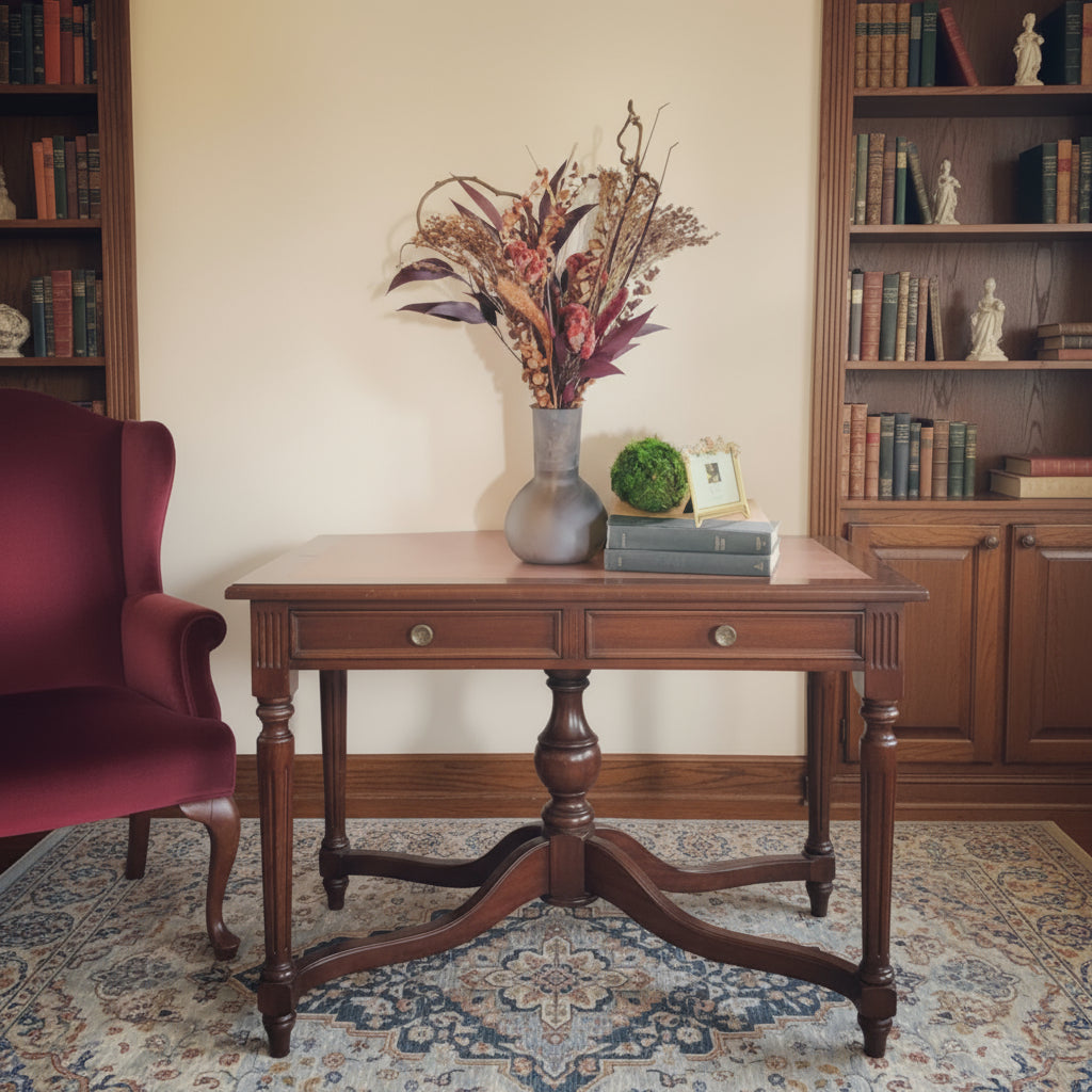 ed & Burgundy Fall Bouquet – 24″ Preserved & Dried Arrangement