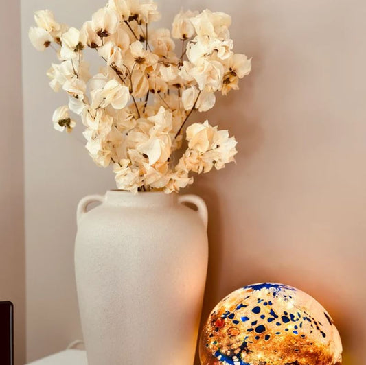 Dried Bleached Cara Blossom Stems