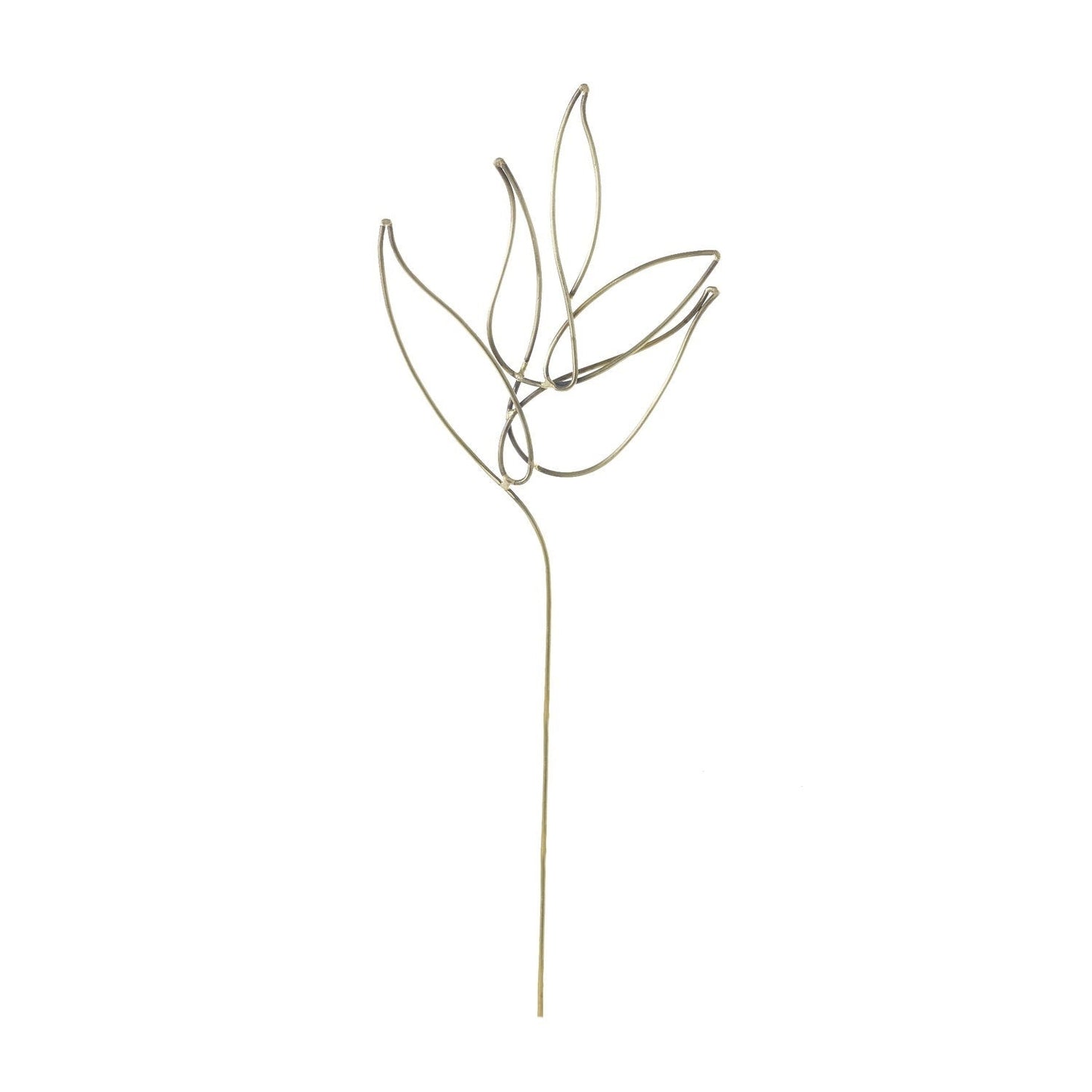 Gold Metal Boho Plant Stick Trellis - Mossy Moss by Olia