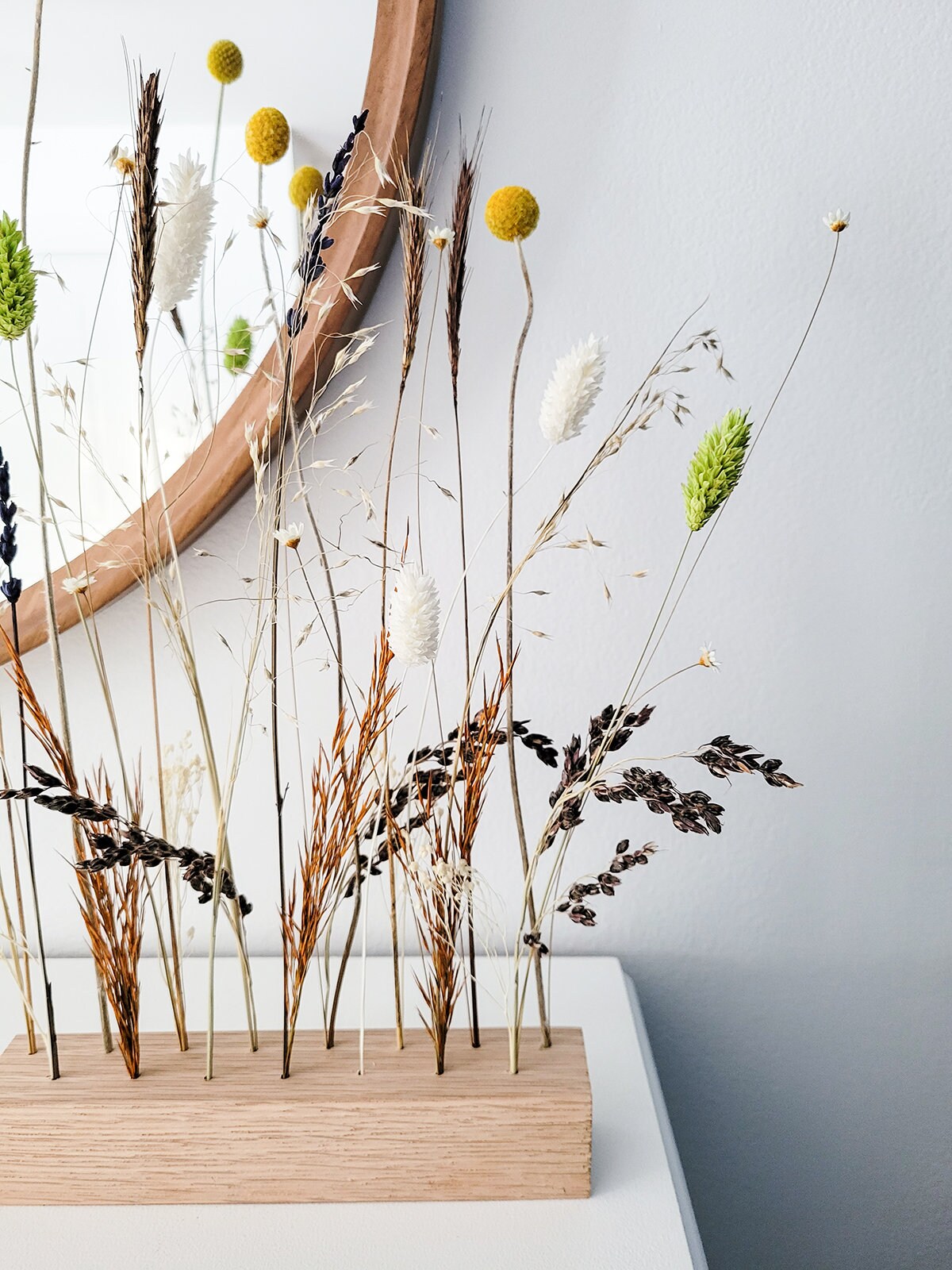 Dried Flower Stand or Wall Hanging