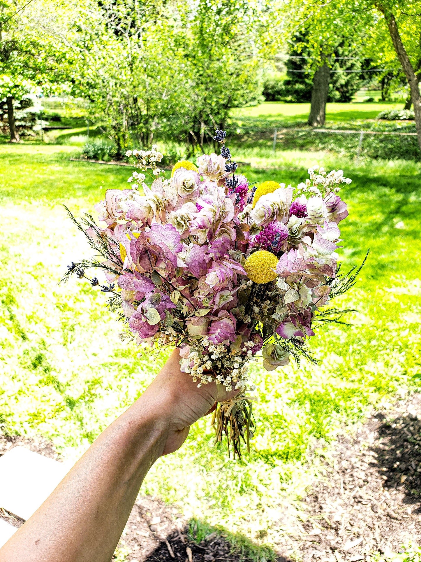 Kent Beauty Oregano Summer Wedding Bouquet - Mossy Moss by Olia