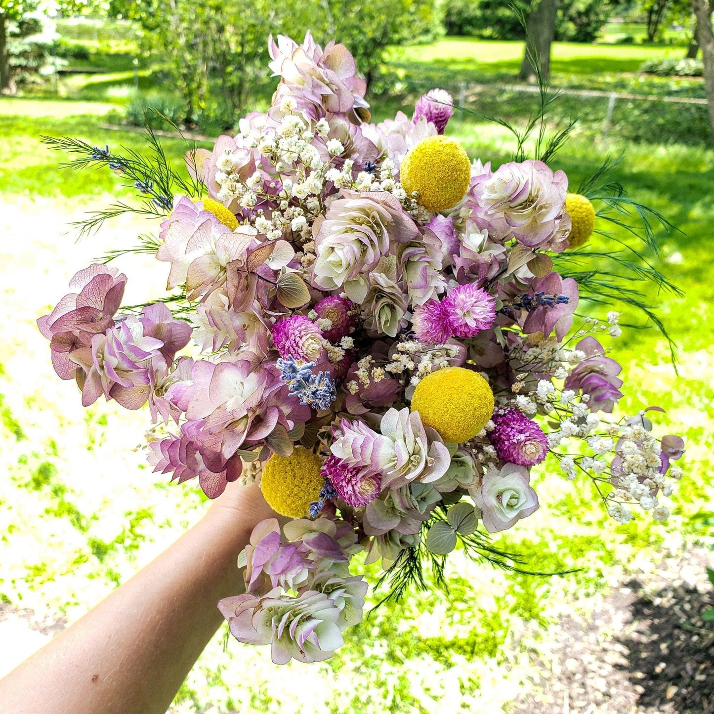 Kent Beauty Oregano Summer Wedding Bouquet - Mossy Moss by Olia