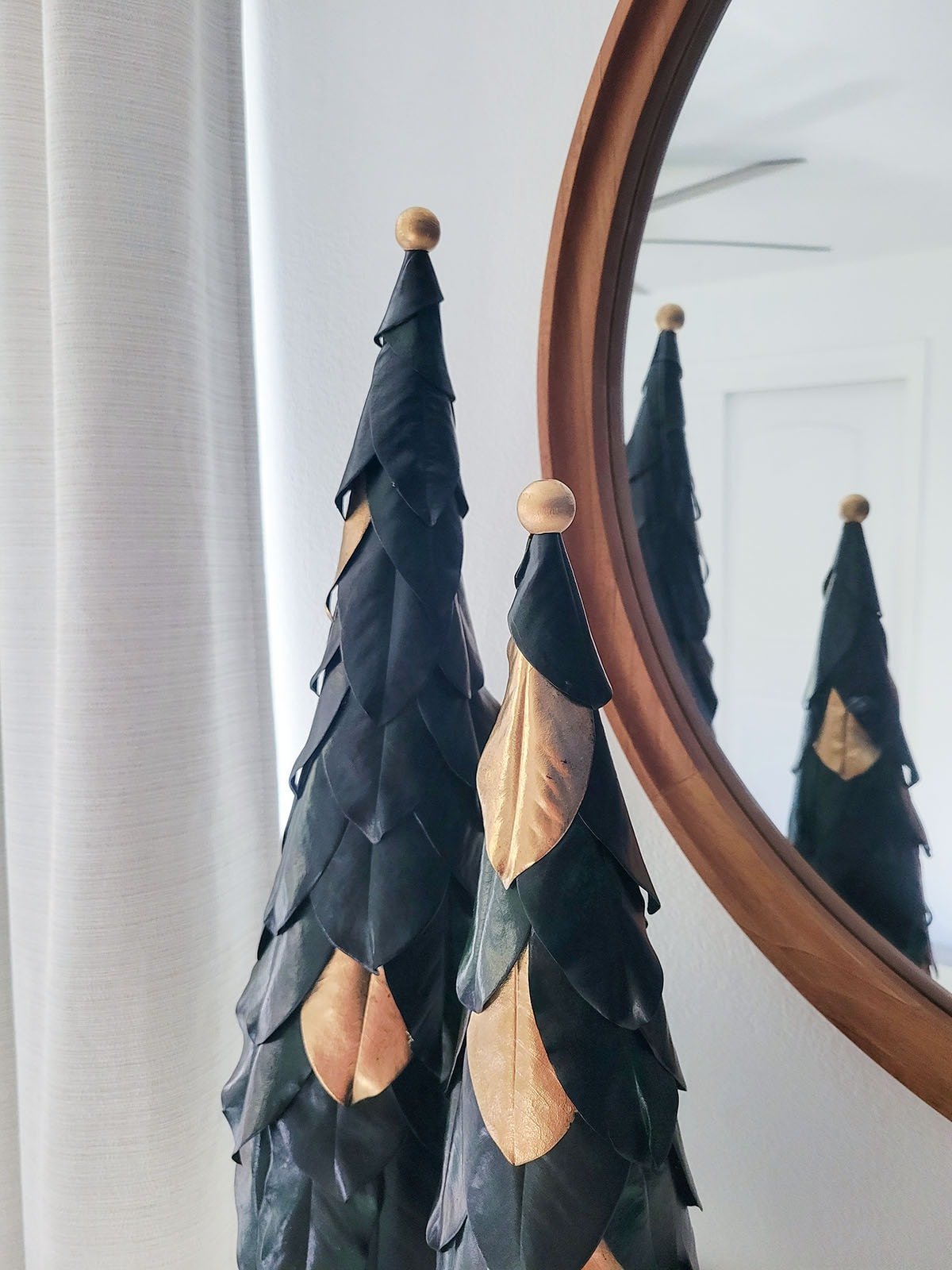 Preserved Real Magnolia Leaves Christmas Tree - Mossy Moss by Olia